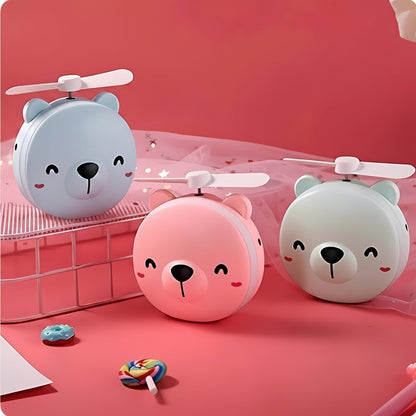 Piggy fan with mirror