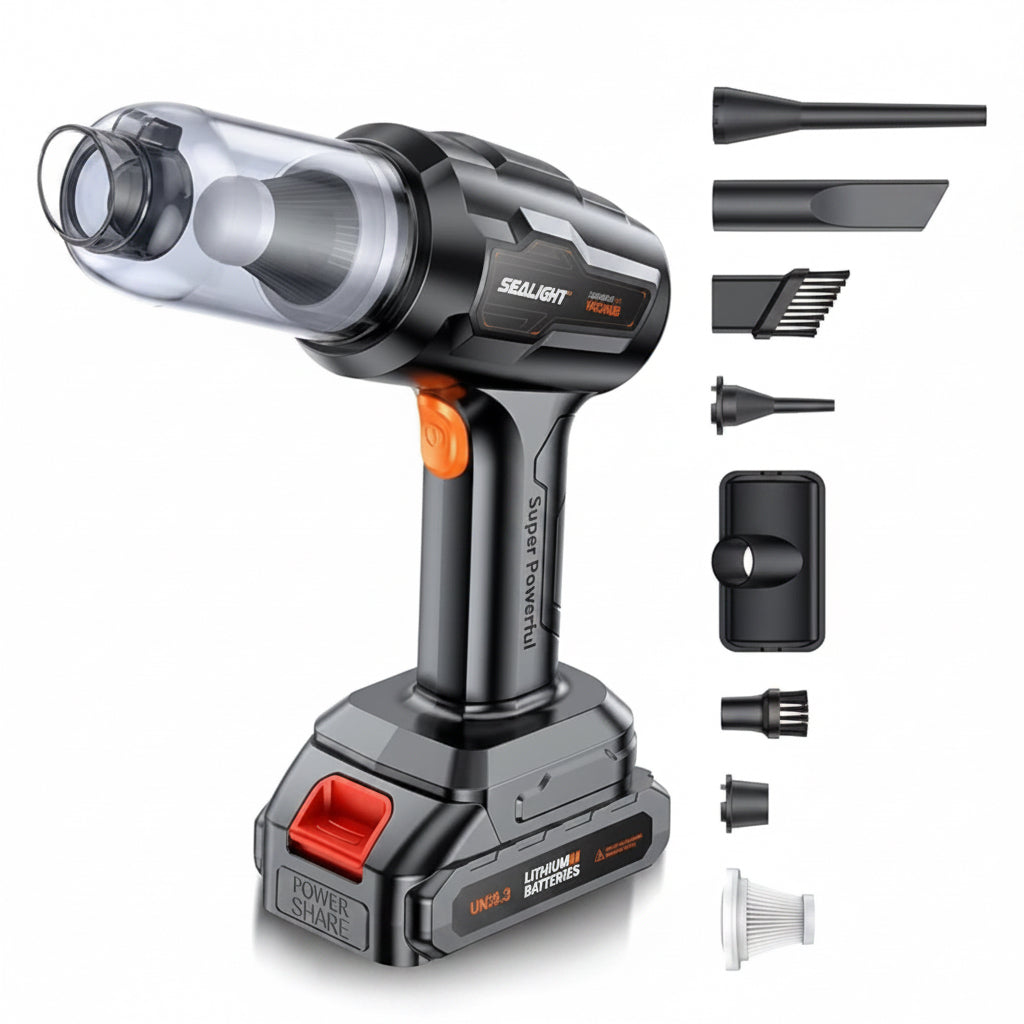 Wireless Handheld Car Vacuum Cleaner, 3-in-1 High Power 18000PA, Portable car Vacuum Cleaner