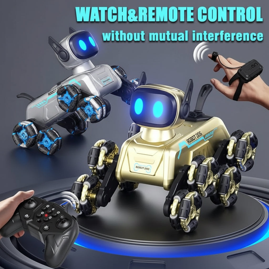 8WD GESTURE SENSOR RC STUNT CAR, ALSO KNOWN AS A REMOTE-CONTROL ROBOT DOG TOY,