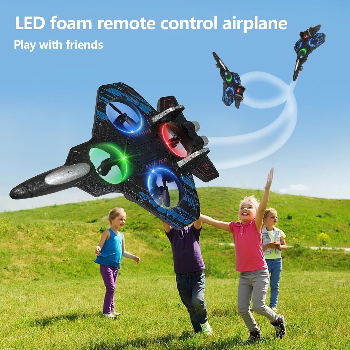 X33 FIGHTER AIRCRAFT DRONE - REMOTE CONTROL QUADCOPTER
